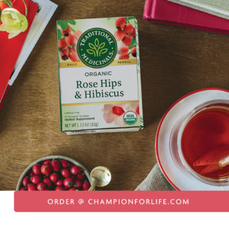 Rose Hips and Hibiscus Tea