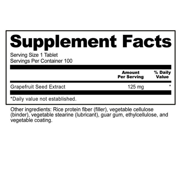 Grapefruit Seed Extract Tablets - Image 4